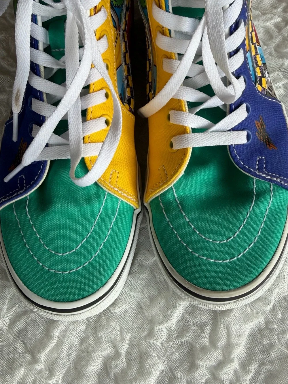 Vans x Sesame Street Sk8-hi High Top Sneakers Women’s 9.5 Men’s 8